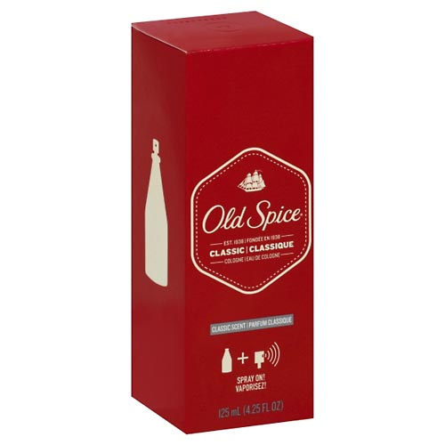 Image for Old Spice Cologne, Classic Scent, Spray On!,4.25oz from Irwin's Pharmacy