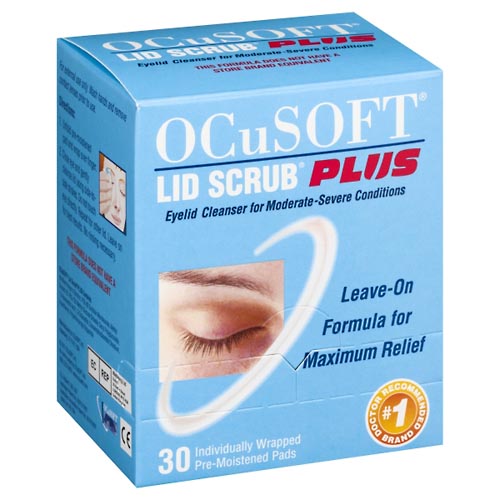 Image for Ocusoft Eyelid Cleanser, Pre-Moistened Pads,30ea from Irwin's Pharmacy