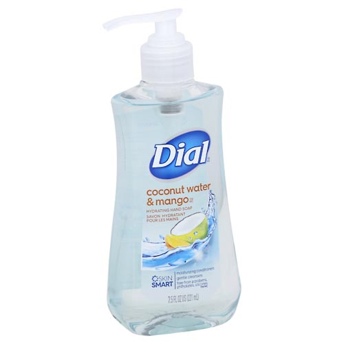 Image for Dial Hand Soap, Hydrating, Coconut Water & Mango,7.5oz from Irwin's Pharmacy