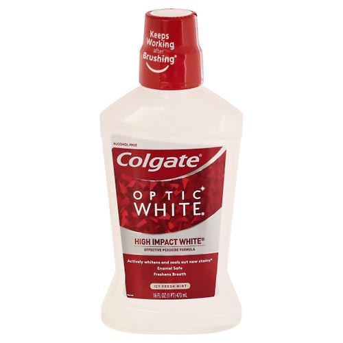 Image for Colgate Mouth Wash, Icy Fresh Mint,16oz from Irwin's Pharmacy