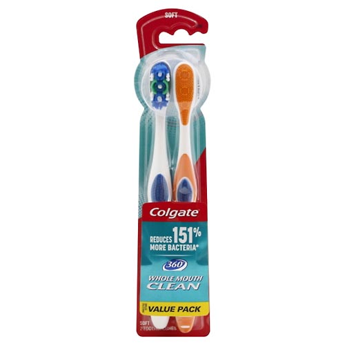 Image for Colgate Toothbrushes, Soft, Value Pack,2ea from Irwin's Pharmacy