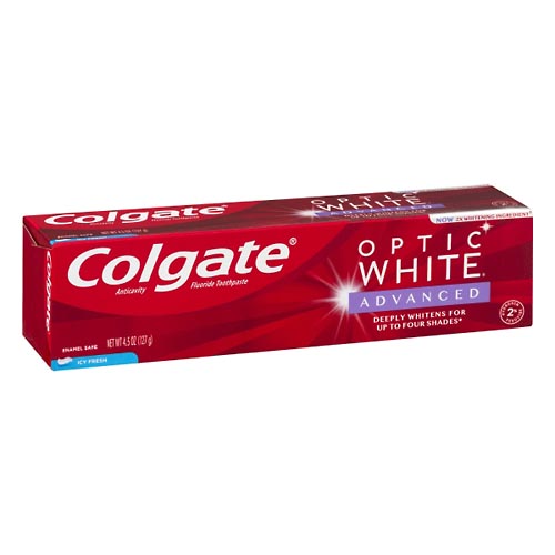 Image for Colgate Toothpaste, Anticavity Fluoride, Icy Fresh, Advanced,4.5oz from Irwin's Pharmacy