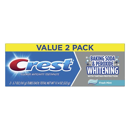 Image for Crest Toothpaste, Fluoride Anticavity, Fresh Mint, Value 2 Pack,2ea from Irwin's Pharmacy