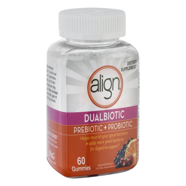 Image for Align Prebiotic + Probiotic, Dualbiotic, Gummies,60ea from Irwin's Pharmacy
