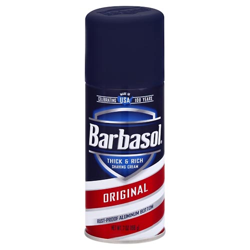 Image for Barbasol Shaving Cream, Thick & Rich, Original,7oz from Irwin's Pharmacy