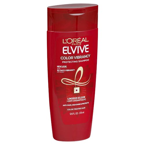 Image for Loreal Shampoo, Protecting, Color Vibrancy, Linseed Elixir + Anti-Oxidants [UV],12.6oz from Irwin's Pharmacy