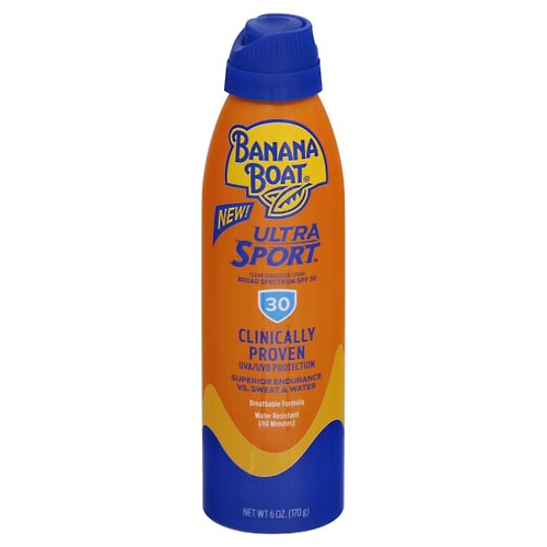 Image for Banana Boat Sunscreen, Clear, SPF 30, Spray,6oz from Irwin's Pharmacy