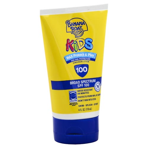 Image for Banana Boat Sunscreen, Lotion, Broad Spectrum SPF 100,4oz from Irwin's Pharmacy