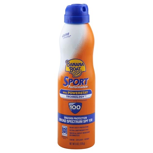 Image for Banana Boat Sunscreen, Continuous Spray, Clear UltraMist, Broad Spectrum SPF 100,6oz from Irwin's Pharmacy