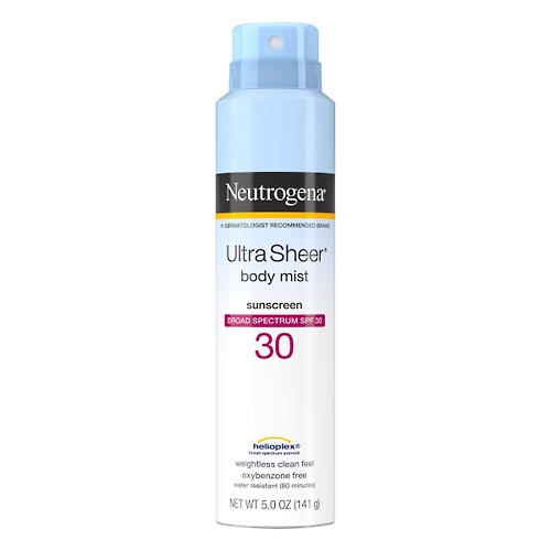 Image for Neutrogena Sunscreen, Body Mist, Broad Spectrum SPF 30,5oz from Irwin's Pharmacy