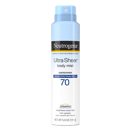 Image for Neutrogena Sunscreen, Body Mist, Broad Spectrum SPF 70,5oz from Irwin's Pharmacy