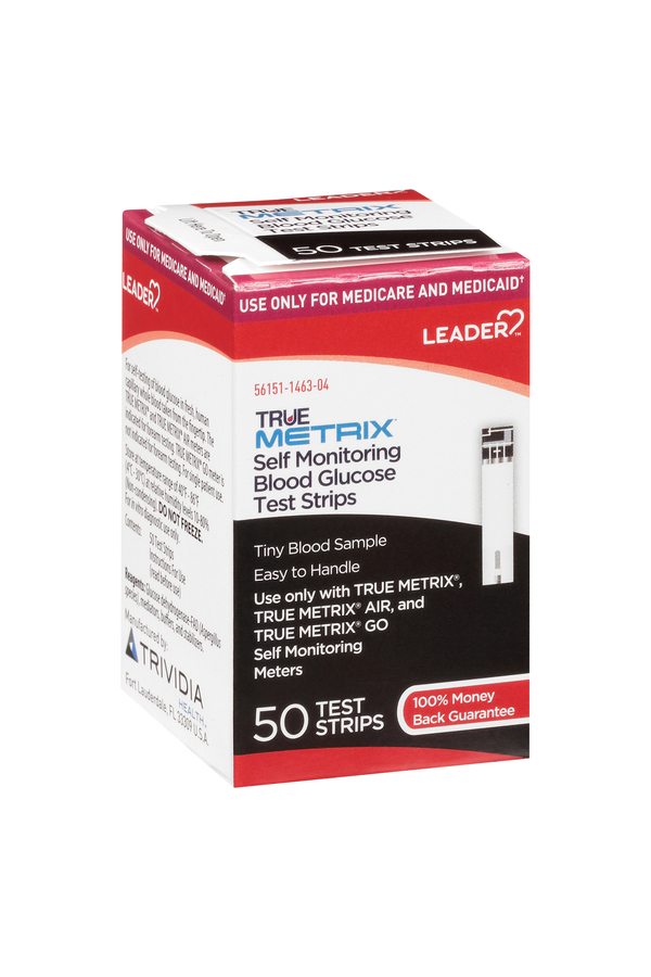 Image for Leader Blood Glucose Test Strips, Self Monitoring,50ea from Irwin's Pharmacy