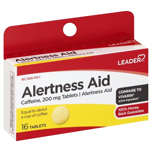 Image for Leader Alertness Aid, Tablets,16ea from Irwin's Pharmacy