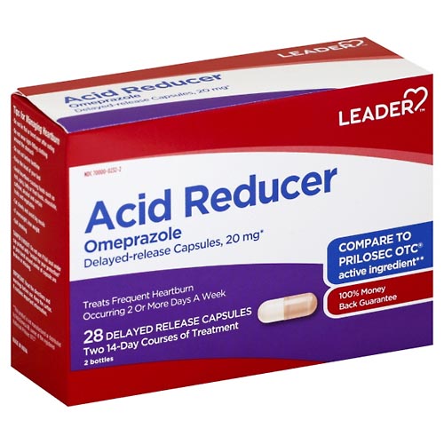 Image for Leader Acid Reducer, 20 mg, Delayed Release Capsules,2ea from Irwin's Pharmacy