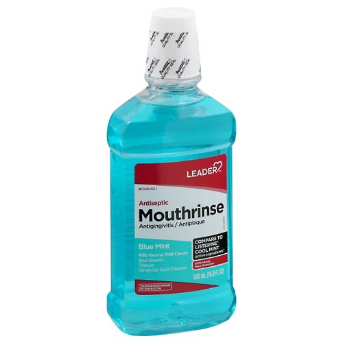 Image for Leader Mouthrinse, Blue Mint,500ml from Irwin's Pharmacy