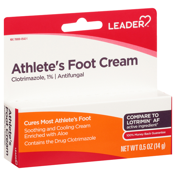 Image for Leader Athlete's Foot Cream,0.5oz from Irwin's Pharmacy