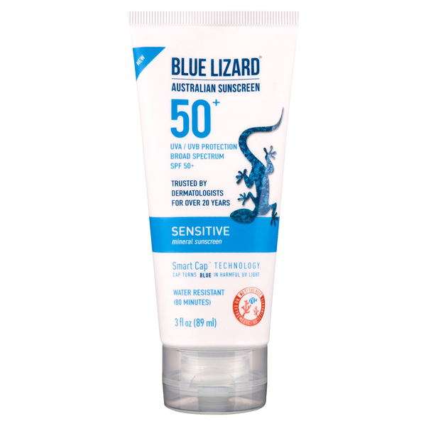 Image for Blue Lizard Sunscreen, Australian, Sensitive, Broad Spectrum SPF 50+,3fl oz from Irwin's Pharmacy