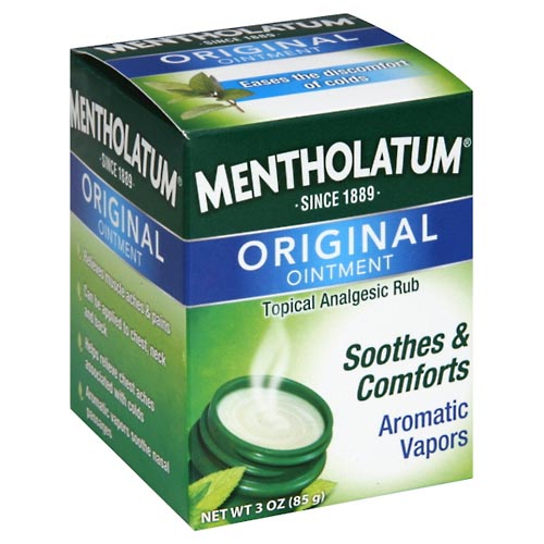 Image for Mentholatum Topical Analgesic Rub, Ointment,3oz from Irwin's Pharmacy