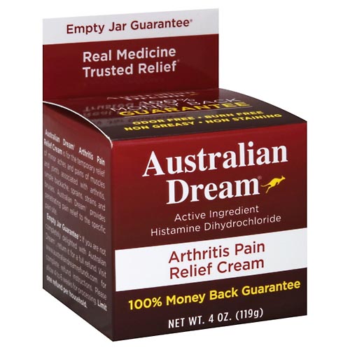 Image for Australian Dream Pain Relief Cream, Arthritis,4oz from Irwin's Pharmacy