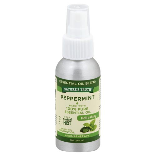 Image for Natures Truth Essential Oil Blend, 100% Pure, Peppermint, Refreshing,71ml from Irwin's Pharmacy