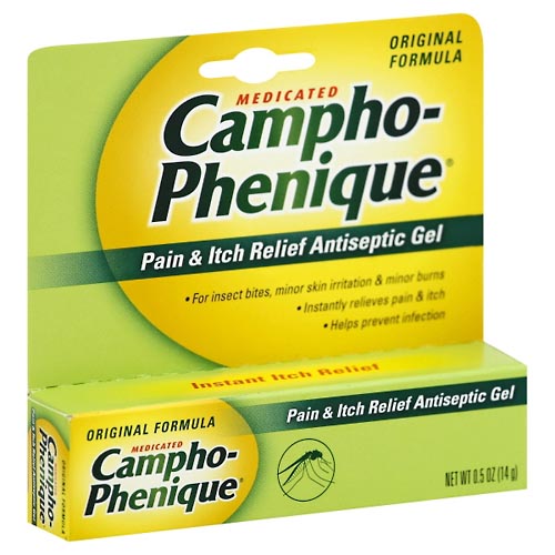 Image for Campho Phenique Pain & Itch Relief Antiseptic Gel, Medicated, Original Formula,0.5oz from Irwin's Pharmacy