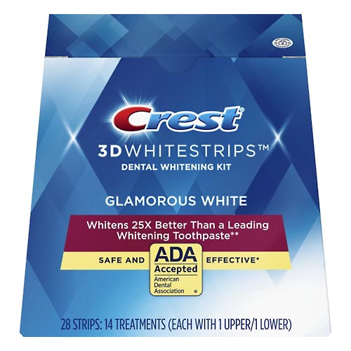 Image for Crest Dental Whitening Kit, Glamorous White,28ea from Irwin's Pharmacy